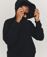 Solid Hooded Sweatshirt