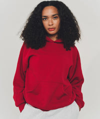 Solid Hooded Sweatshirt