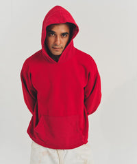Solid Hooded Sweatshirt